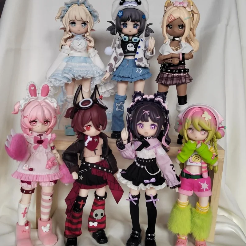 Genuine Freedom Advocates Electronic Cute Pet Bjd 12 Point Movable Figurine Blind Box Movable Doll Toy Children Birthday Gift