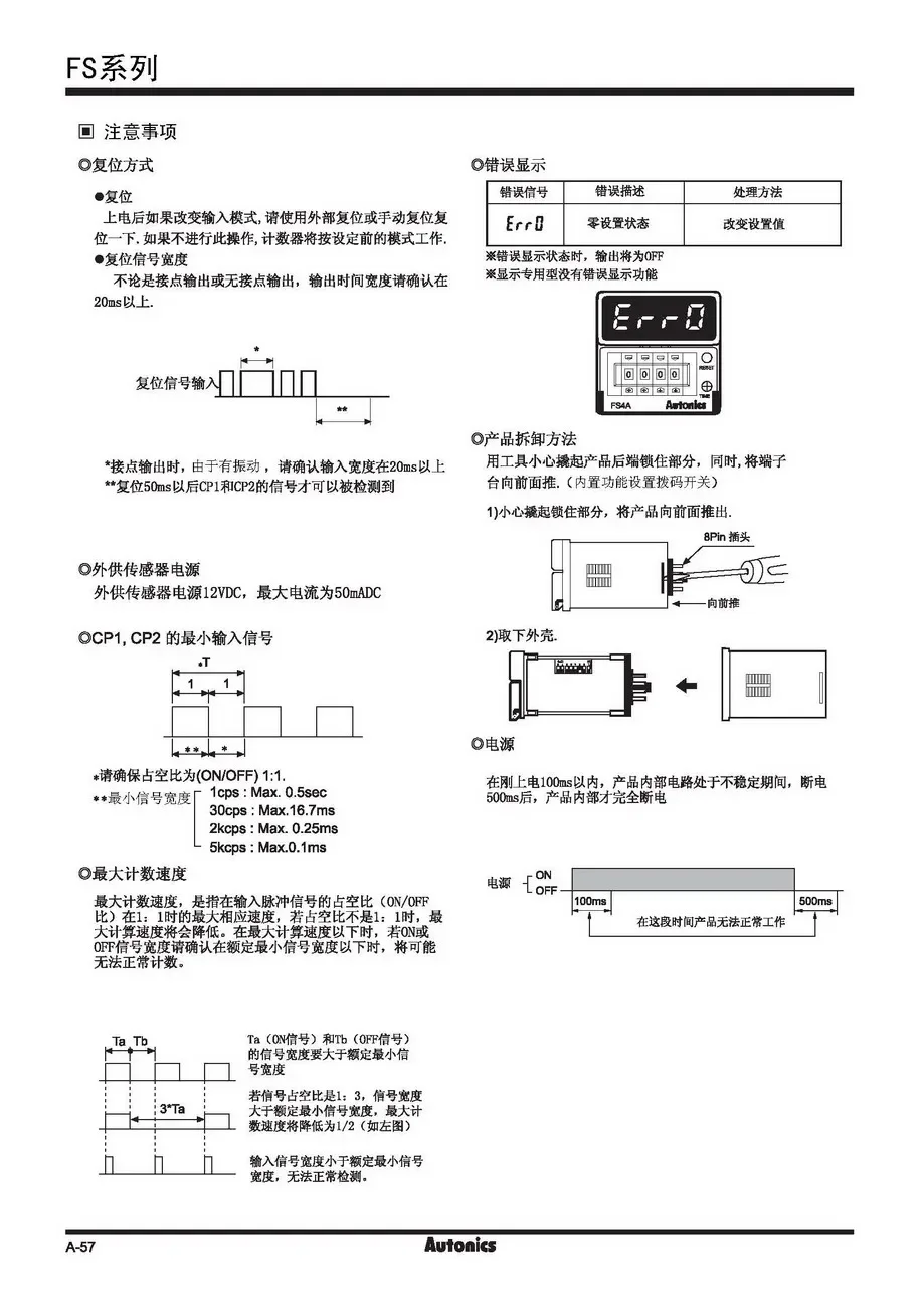 カウンター/タイマー FS4A FS4-1P4 ホームオートメーションおよび制御用電子部品