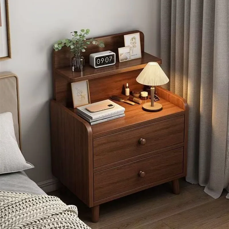Simple and modern small bedside rack 2025 new light luxury high-end extremely narrow storage cabinet