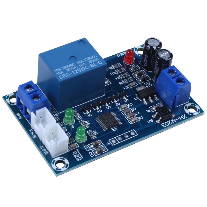 

ABZZ-5X Xh-M203 Полностью автоматический контроллер уровня воды Модуль переключателя насоса Релейные датчики переменного/постоянного тока 12 В