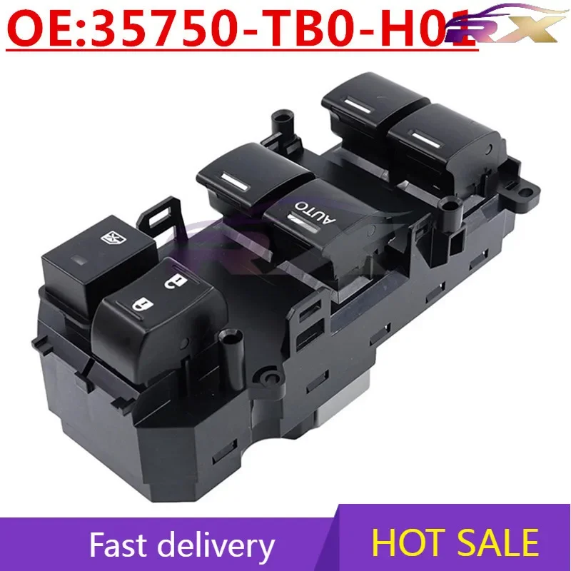 NEWM:35750-TB0-H01 Left Front Power Window Master Control Switch For Honda Accord