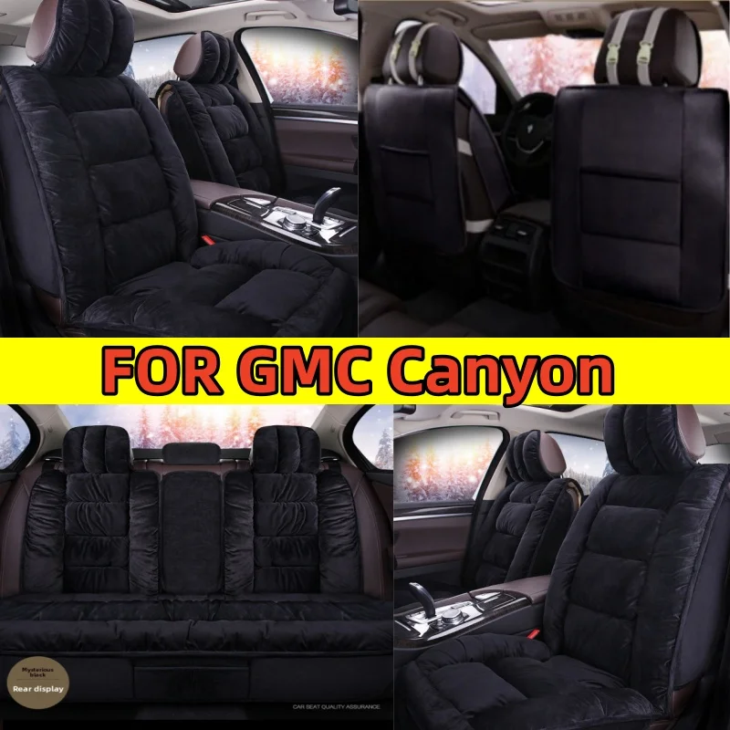 

Чехол на автомобильное сиденье GMC Canyon для зимы, утолщенный короткий плюшевый теплый и утолщенный передний и задний ряд, полностью завернутый чехол на сиденье