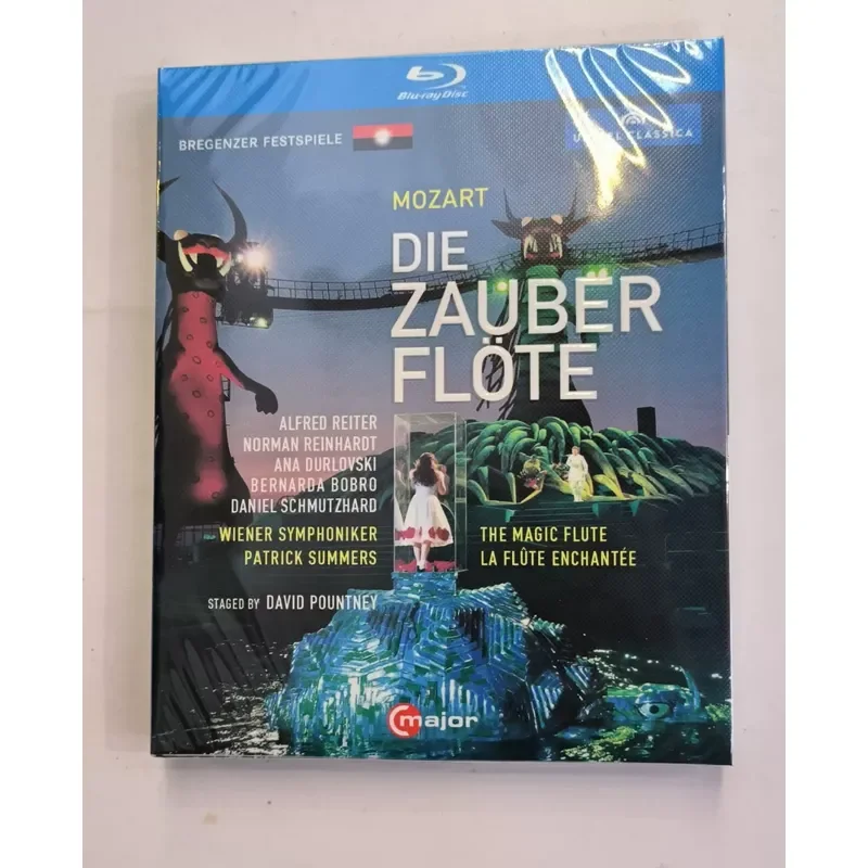 Blu-ray Disc Mozart Magic Flute 25G Bregenz Art Festival Live Version