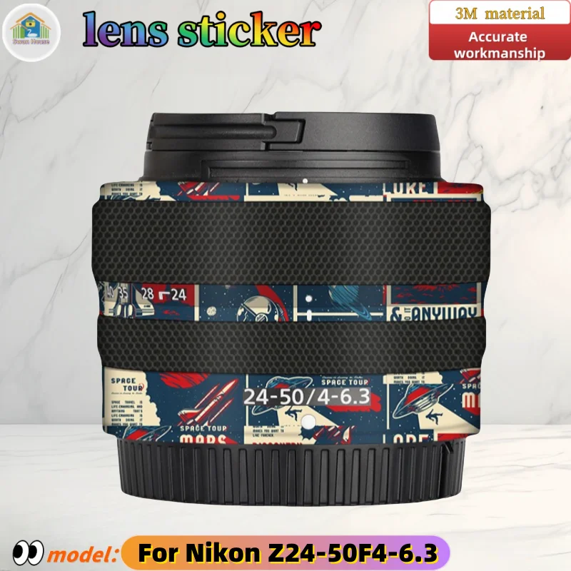 

Z2450F4 For Nikon Z24-50 F4-6.3 Camera lens sticker, DIY skin, Precision tailoring wear-resistant protective film