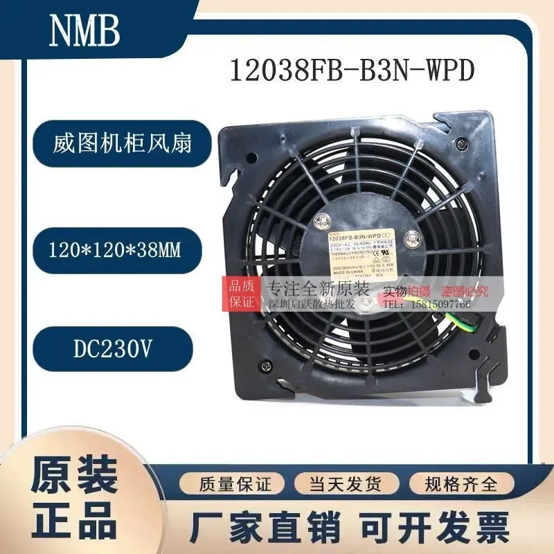 ventilateur-sans-balais-dc-d'origine-japonaise-nmb-mepeia-12038fb-b3n-wpd-12cm-pour-230v-165w-14cfm