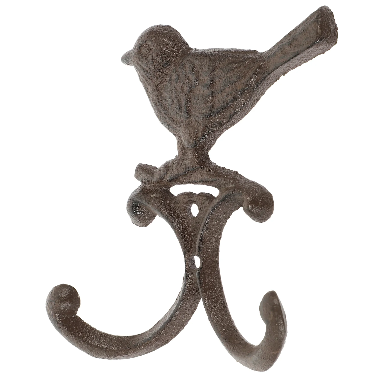 Cast Iron Bird Hook Wall Hanging Decor Wall-mounted Shaped Coat Clothes Hanger Metal