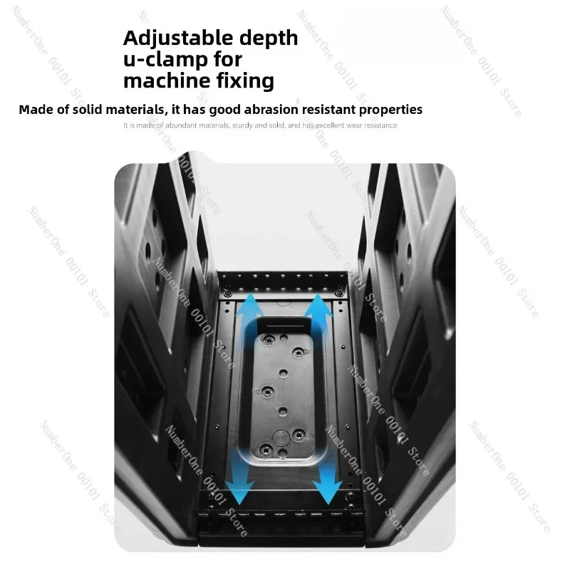 2U‑3U‑4U ABS‑PE Plastic Rack‑Case, Storage Case for Wireless‑Microphone & Power‑Amplifier Sequencer