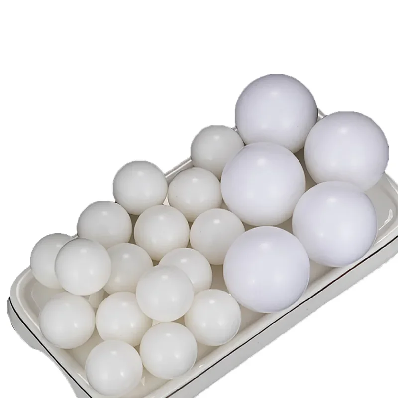 

50/100Pcs Precision Solid POM Plastic Balls Dia 9.525/10/11/12/12.7/13/14/14.288mm White Bearings Rolling Beads Polyformaldehyde