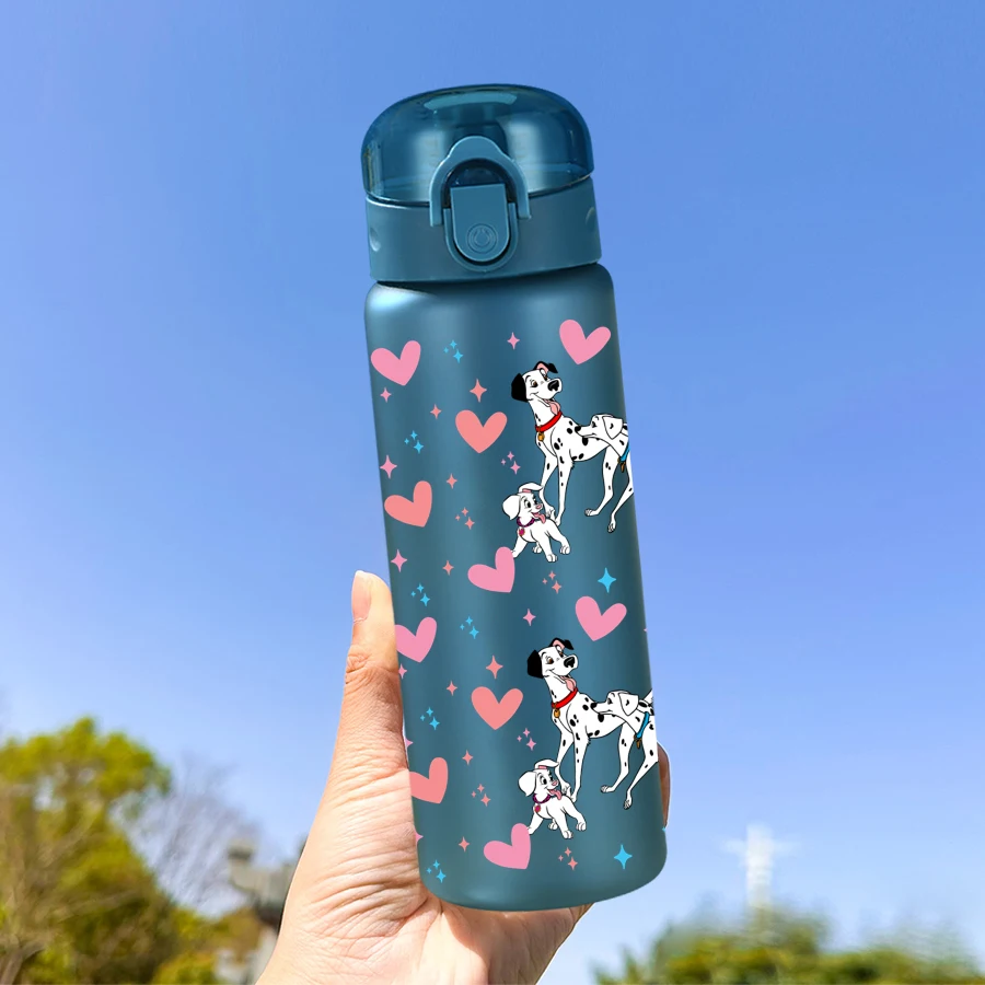 1 Buah Botol Air Plastik Pola Cinta Dalmatian Disney 26Oz Cangkir Air Olahraga Luar Ruangan Hadiah Ulang Tahun/Kepulangan