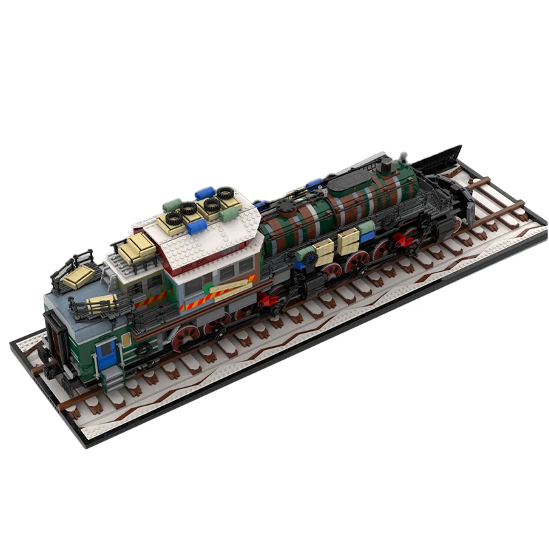 Game New Creative Building Blocks Trains Model Metro Adventure UCS Heavy Steam Locomotive Technology Bricks Toys Xmas Gifts