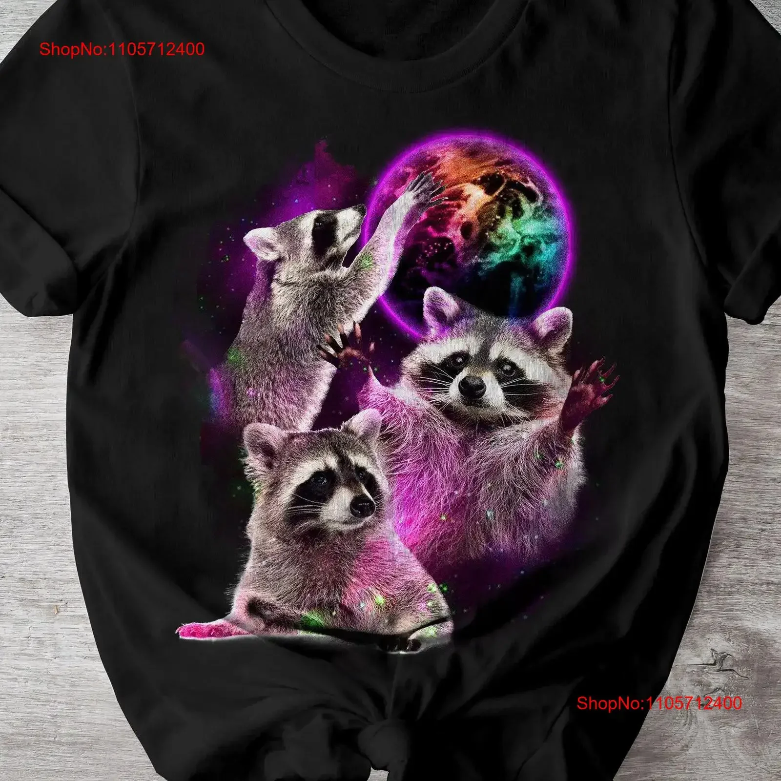 Three Raccoons Vintage T shirts Retro Raccoon Moon Shirt Lovers Funny Raccon s vintage Washed Stylish designer clothes