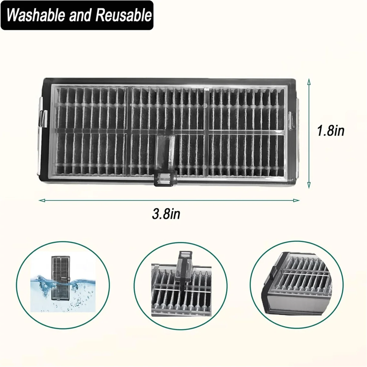 Accessories for Dreame X40 Ultra Bot X40/X40 Pro Robot Vacuum Replacement Main Brush Filter Mop Pads Dust