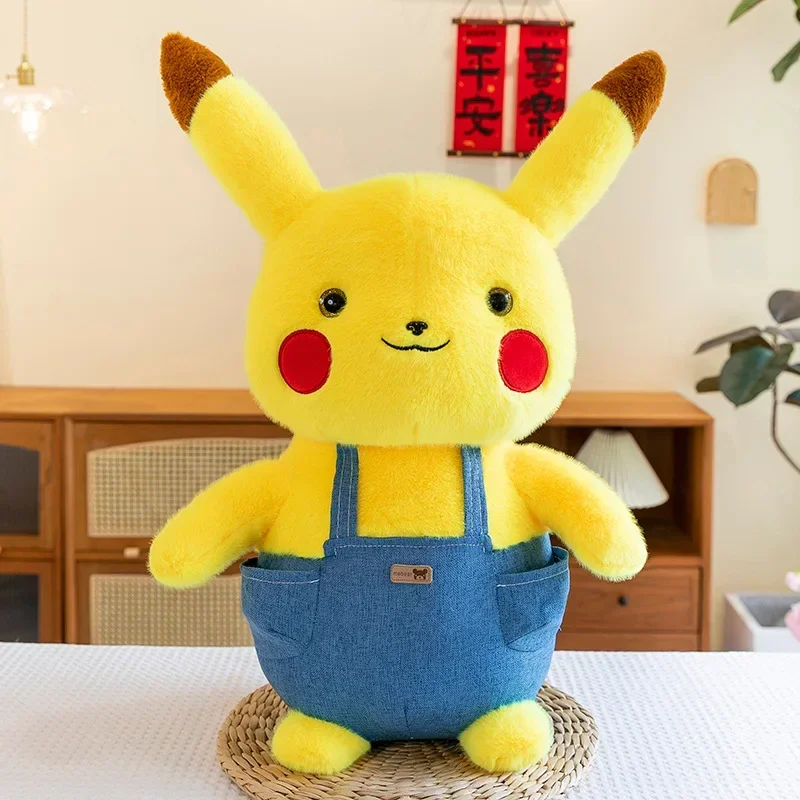 40/80cm Pikachu Pokemon Plush Toys Anime Doll Cute Pillow Cartoon Huge Pikachued Pokémon Plushie Stuffed Gift for Kids Christmas