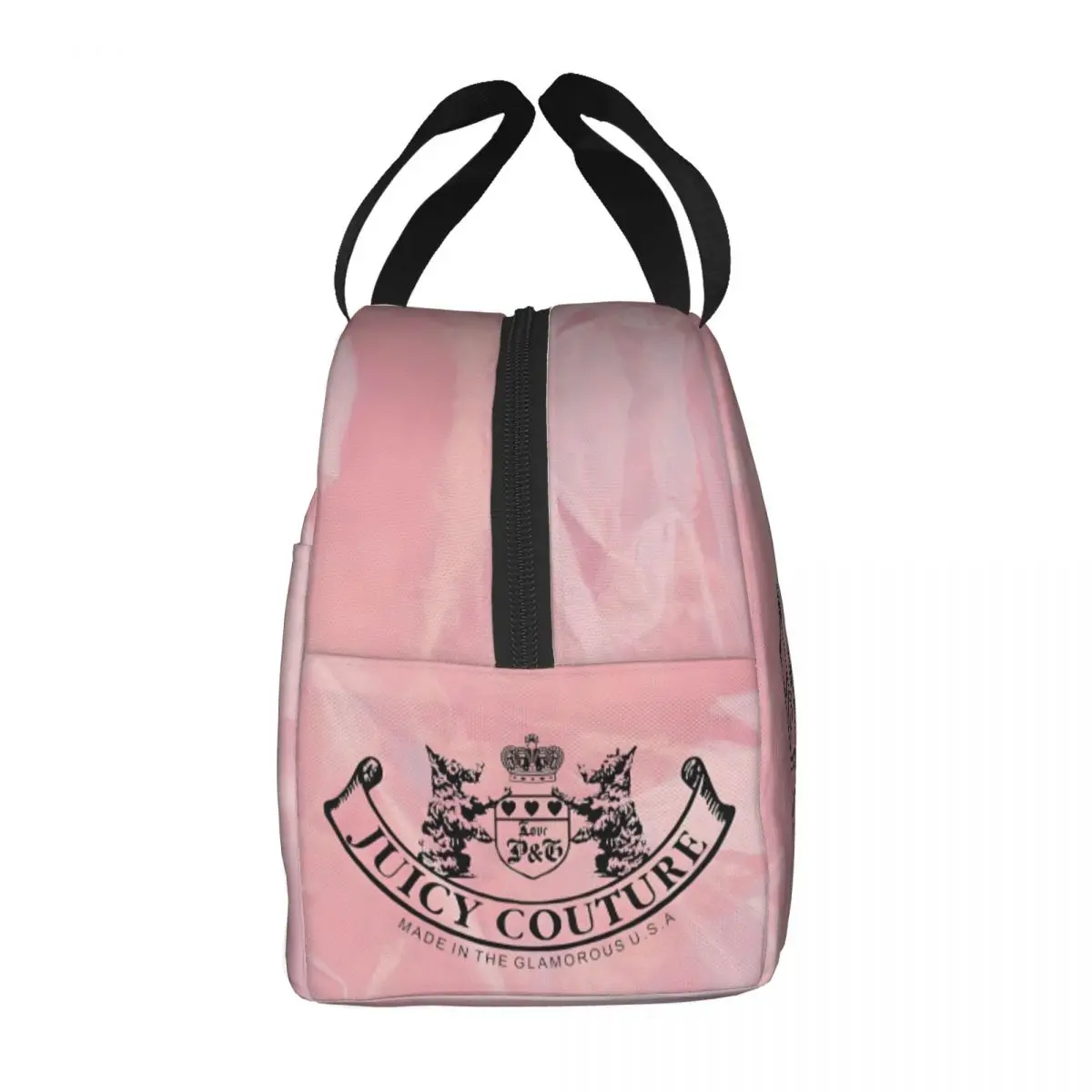 Juicy-Couture Insulated Lunch Bag Leakproof Cartoon Lunch Container Cooler Bag Tote Lunch Box Work Picnic Food Bag