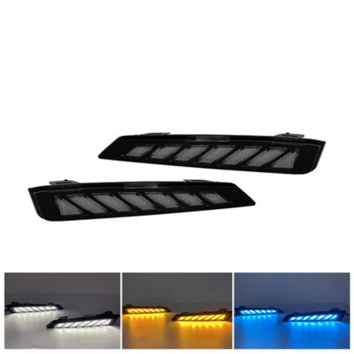 

Suitable for Car Led DRL Daytime Running Light Daylight for Geely Atlas Pro proton X70 With Yellow Turn Signal Lamp and blue nig