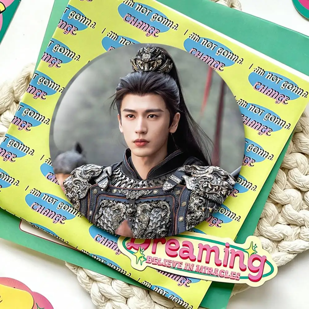 The TV series Pursuit of Jade X-Xie Zheng Z-Zhang Linghe Badges 25 32 44 58 75 mm Round Fans Collect Friends Gifts Brooch