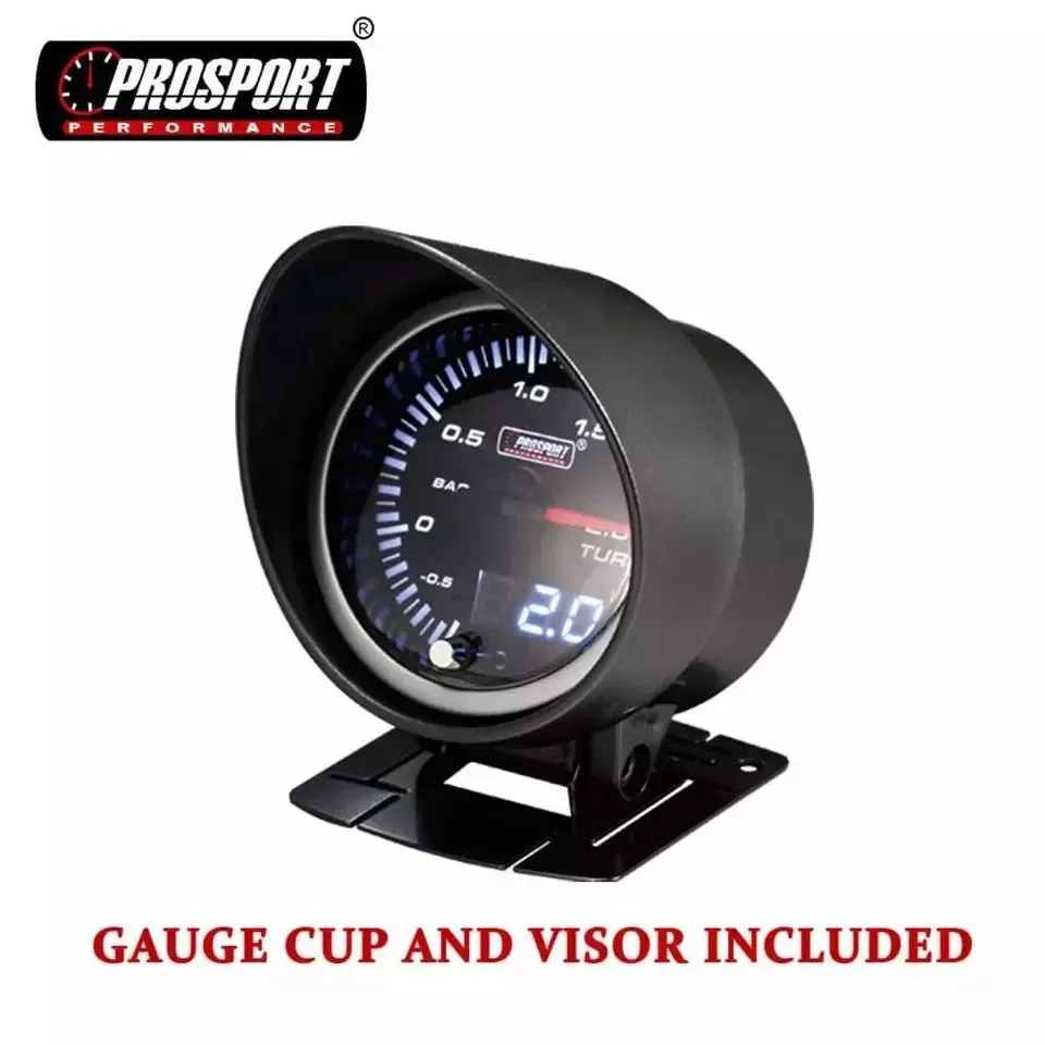 New for Digital Wideband AFR Gauge Kit LSU 4.9 Sensor White Amber Backlight Warning Function 12V 52mm Aluminum for Cars