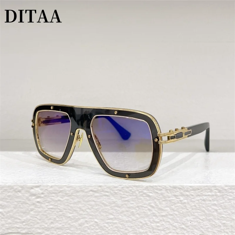 DTS427 RAKETO Luxury Designer Vintage Acetate Alloy Retro Female Sunglasses For Women Outdoor Eyewear Shades