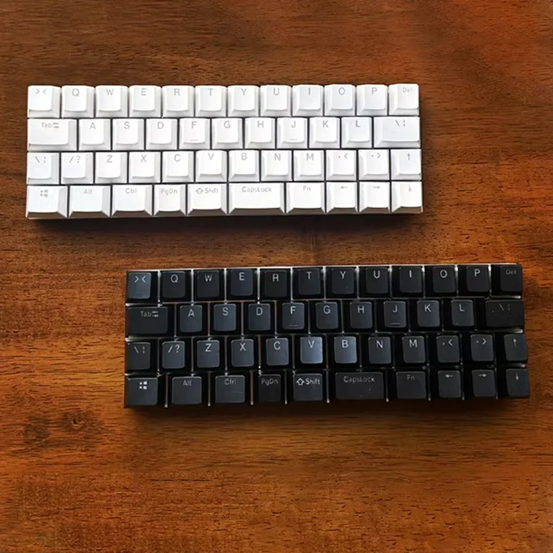 K45 Split mechanische Tastatur RGB 45 Tasten individuelle Unterstützung QMK VIAL roter Schalter kabelgebunden Split mechanische Tastatur Kit Typ C Geschenk