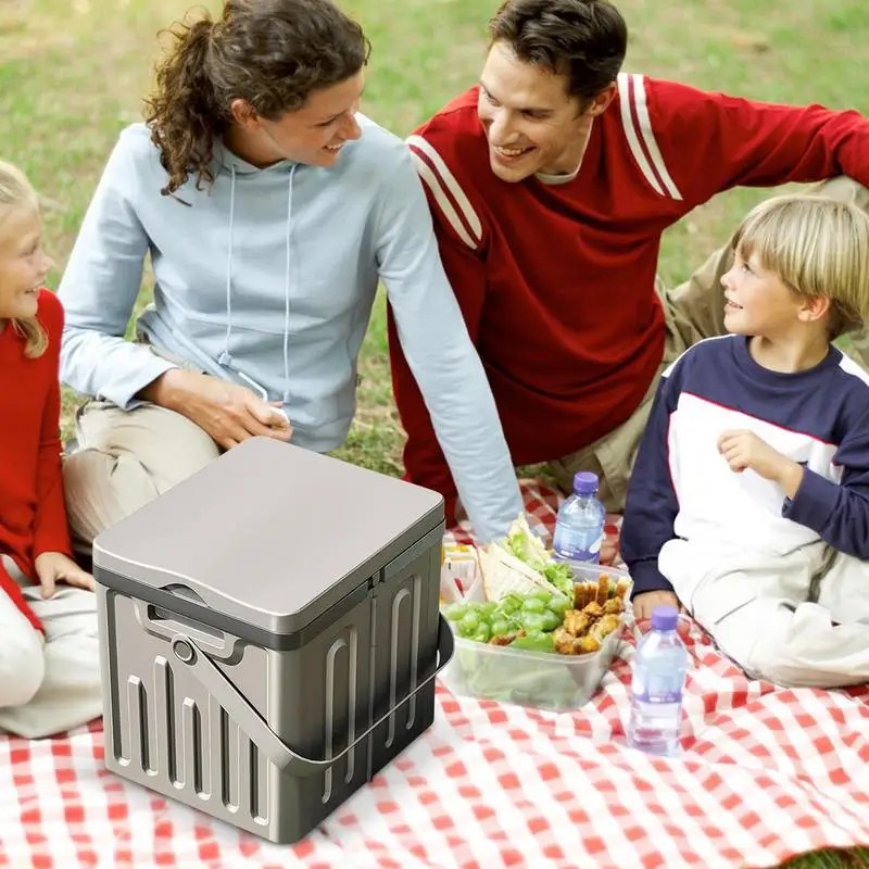 

Camping Storage Containers Multifunctional Foldable Camping Box 25L Foldable Space Saving Organization For Car Truck Travel