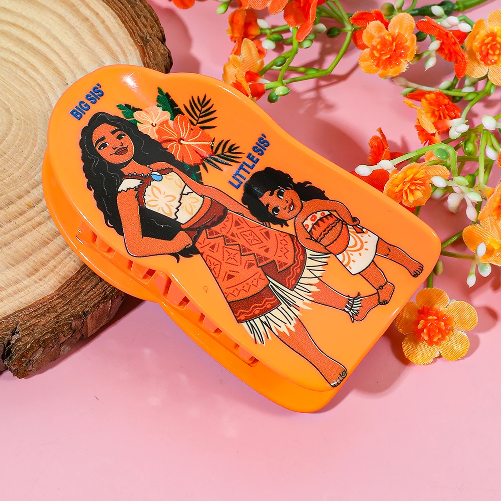

Disney Moana Themed Hair Grips Adorable Unique Hair Claw Clips Decorative Hair Accessories Practical for Daily Bun Hairstyling