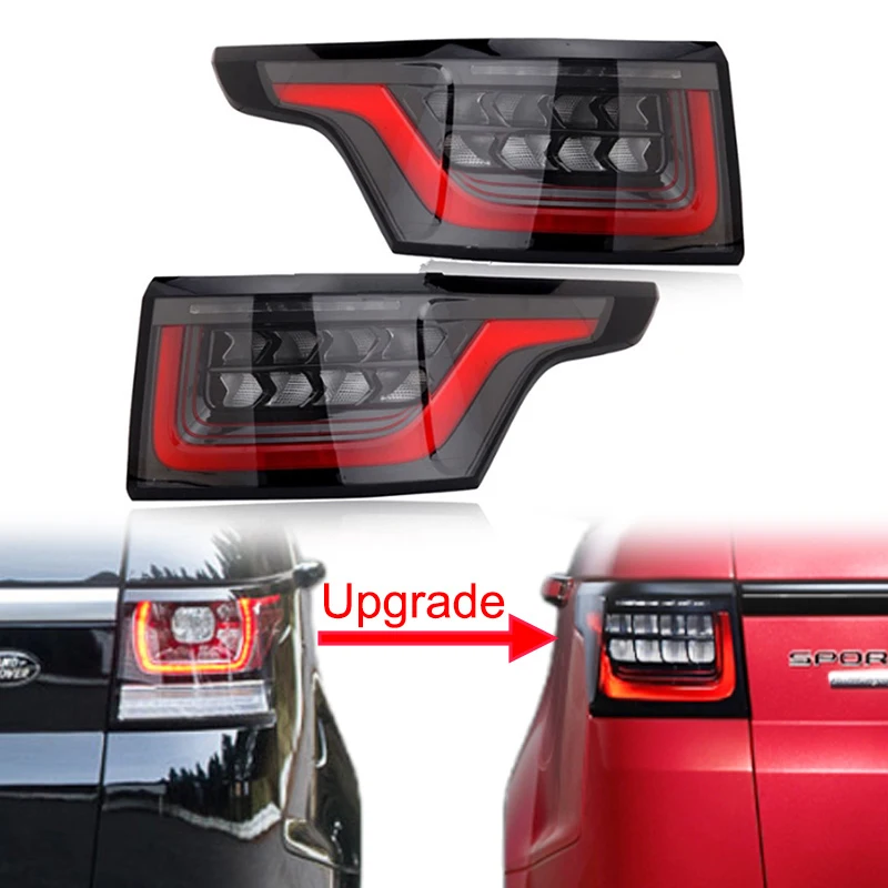 ไฟหน้า LED และไฟท้ายสำหรับ Range Rover Sport และ Vogue ปี 2002 ถึง 2022 อัพเกรดไฟเดย์ไลท์ ไฟเบรก