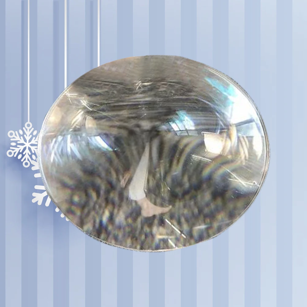 

1pc 14Cm Acrylic Wafer Transparent Pendant Mirror Wedding Hanging Hanging Wedding Decoration Garland Event Supplies