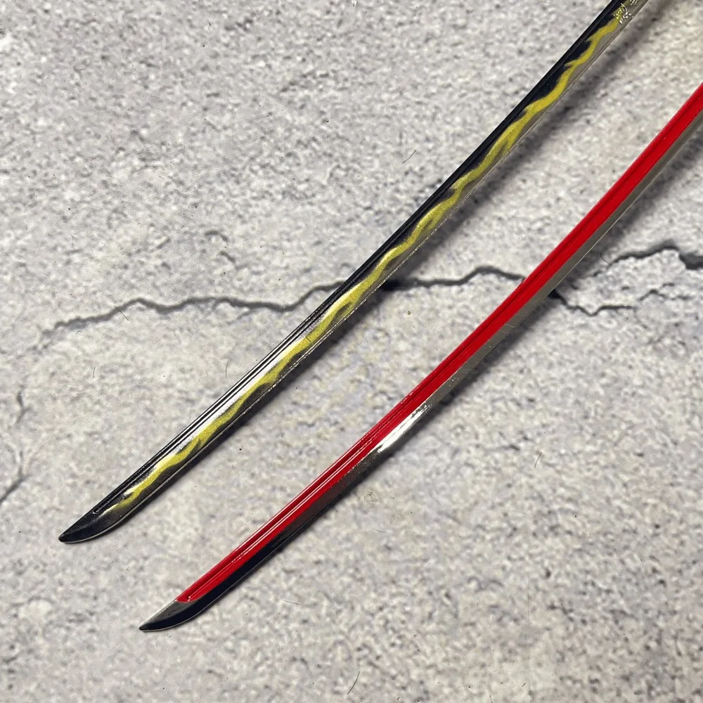 10inch Metal Katana Anime Safe Unsharpened Damascus Sword Ninja Knife Blade Real Japanese Katana Original Samurai Sabre Toy Gift