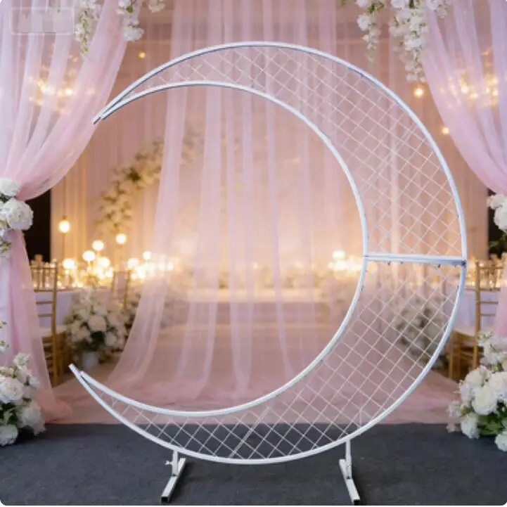 

Свадебная картина утюгом Луна Арка Декоративный фон для сцени приветствует зону с лунным дизайном