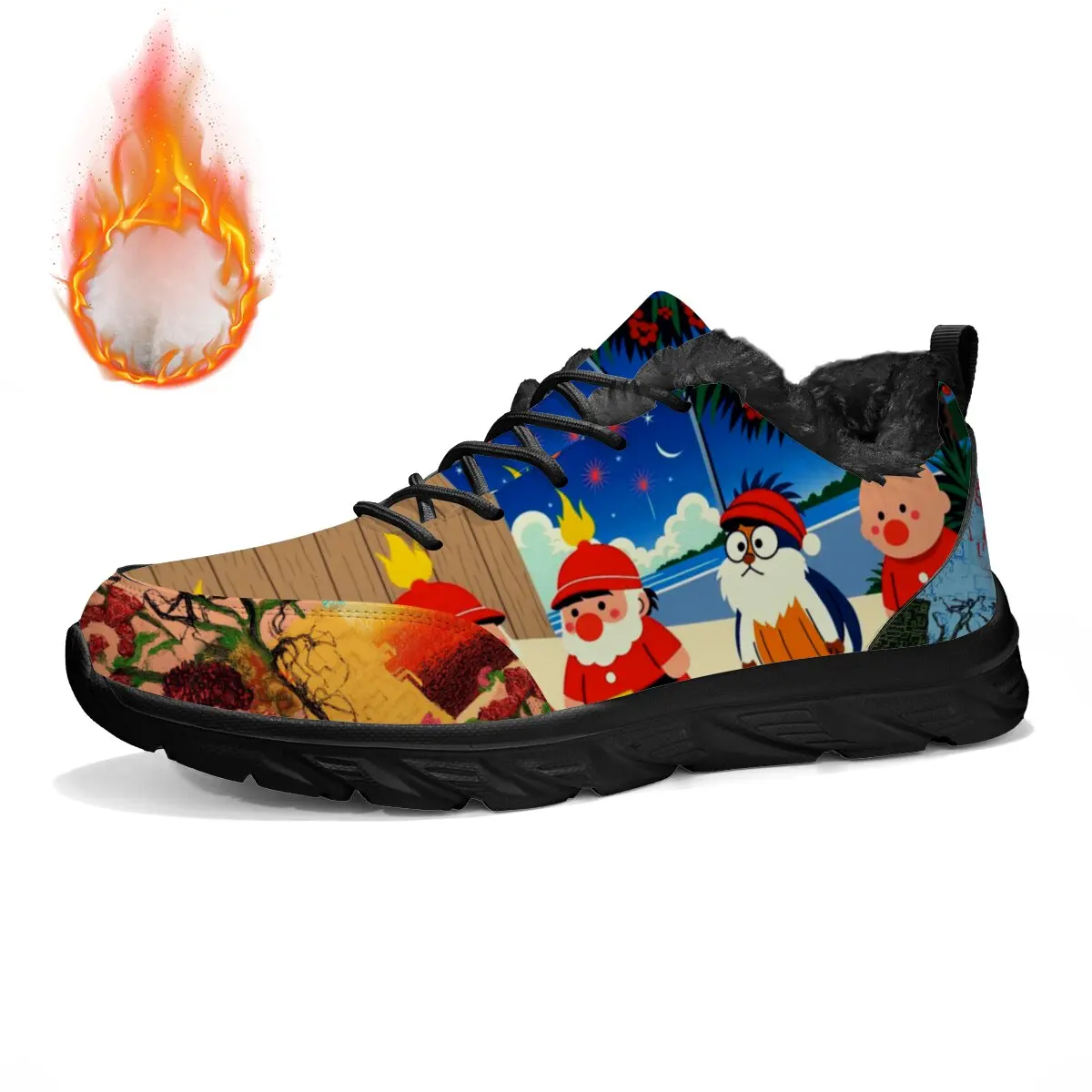 

Mens Christmas Lightweight Shoes Comfortable Running Sneakers Training Athletic Walking Sports Shoes Winter Non Slip Casual Shoe