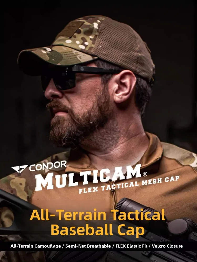 Condor – casquette de Baseball de Camouflage tactique pour hommes, résistante à l'usure et à la déchirure, anti-rayures, saison de printemps, taille ex
