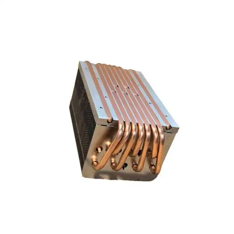 For 1000WLED radiator, copper tube radiator high power heat pipe fin welding aluminum heat dissipation module fin loose