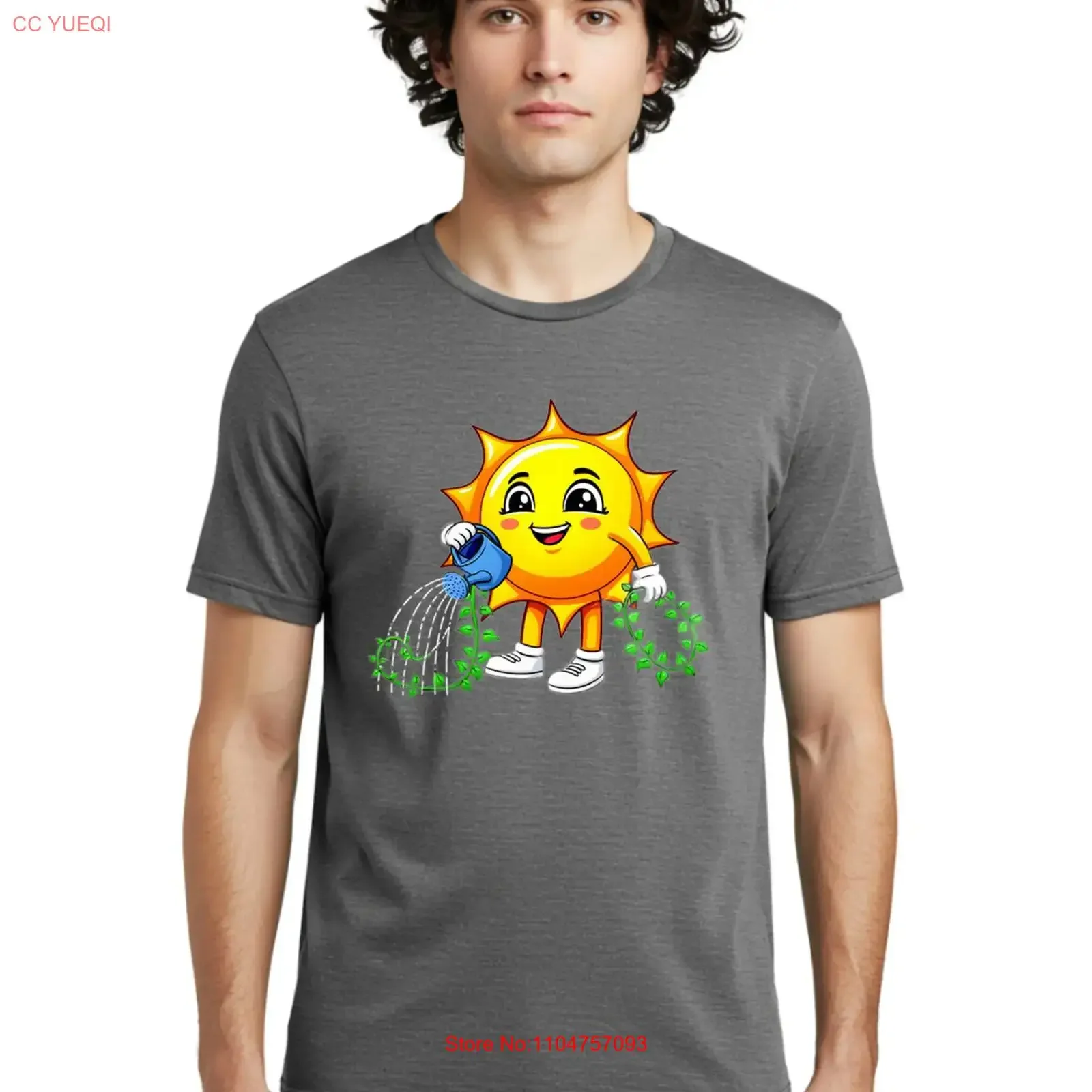 Smiling Sun 9 Mens T Shirt 100 Cotton Casual Summer Wear vintage Washed Stylish Slightly streetwear Breathable designer clothes
