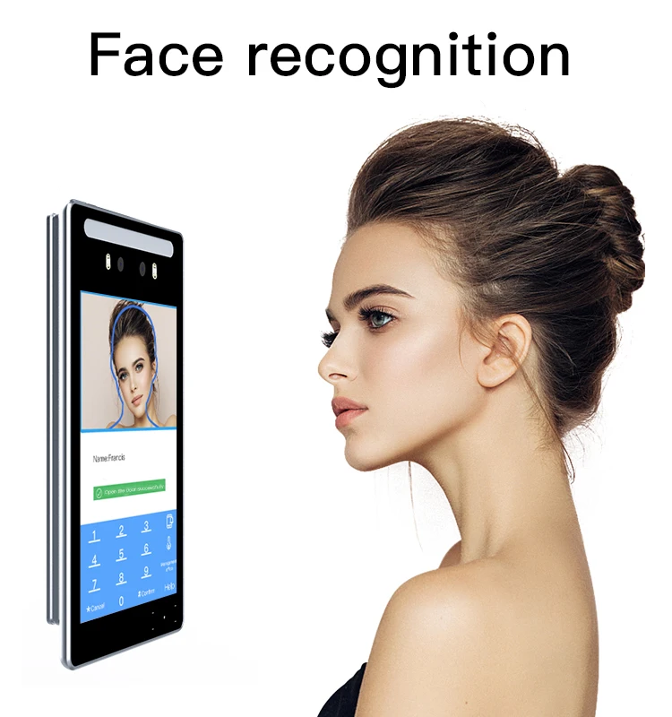 

Android facial access control IP66 waterproof cloud intercom apartment application remote door opening 8-inch touch screen