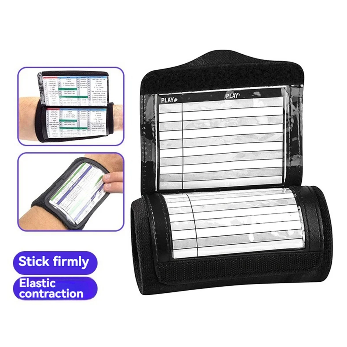 N18R Pacote com 2 pulseiras esportivas para adultos para futebol, beisebol e treinamento - braçadeiras