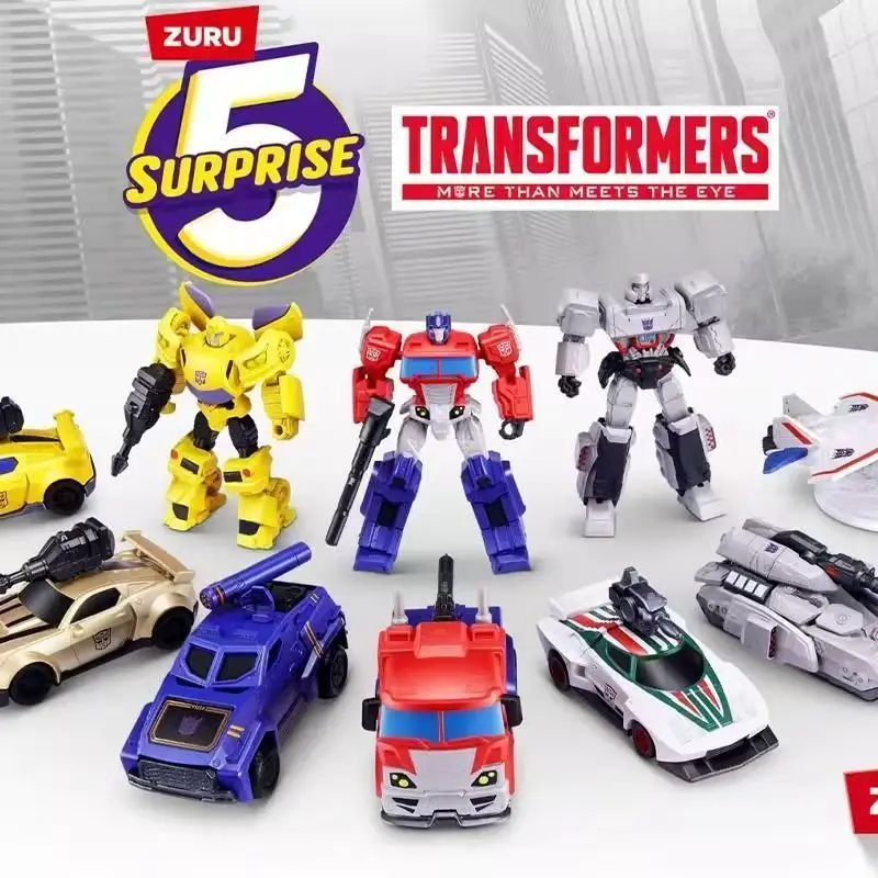 Zuru Five Times Surprise Egg Transformers Autobot Optimus Prime Figuur Blind Box Speelgoedcadeau voor jongens