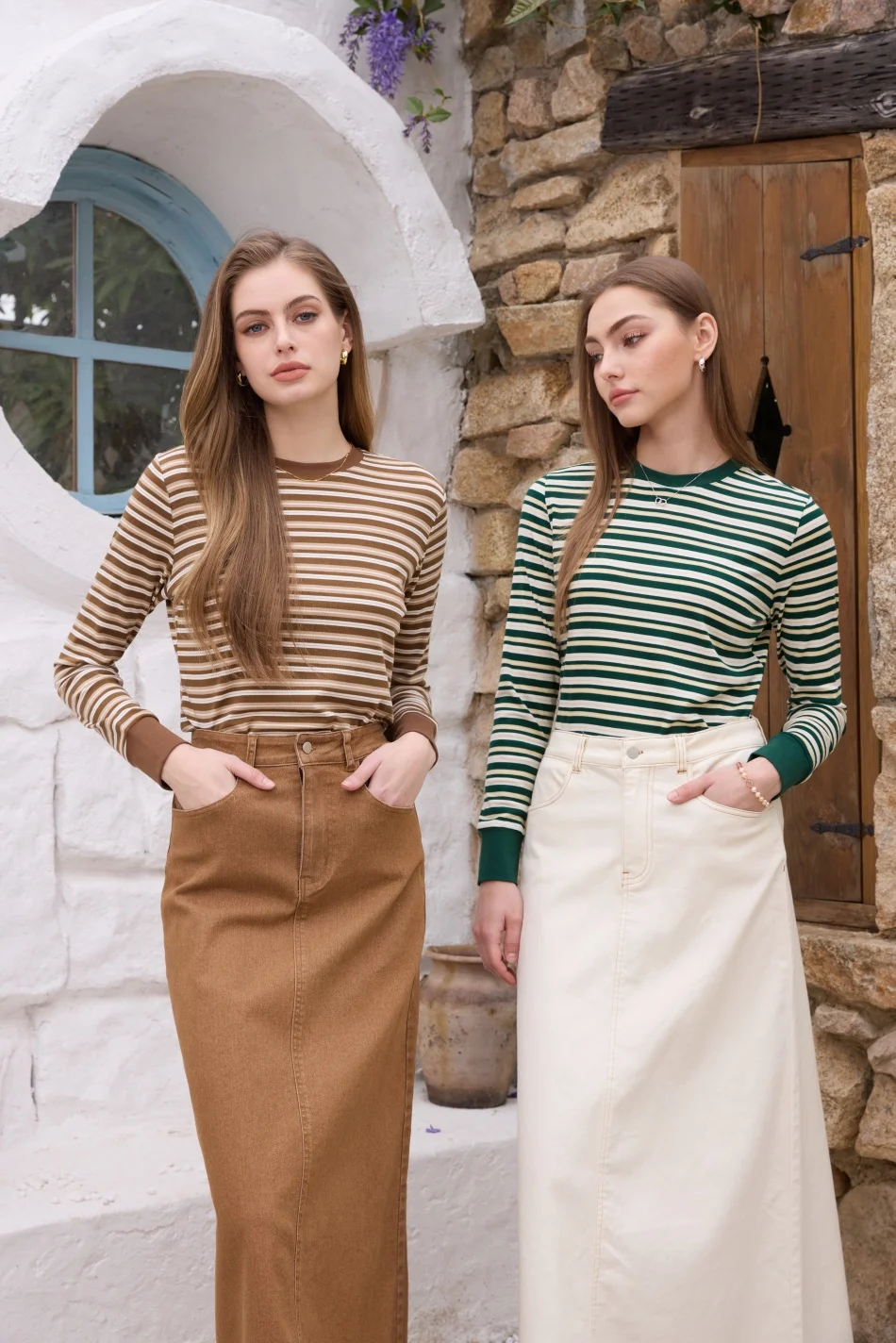 AS SS26 High stretch striped comfortable tops for teen girls and women's wear image 6