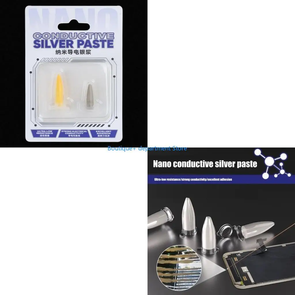 

E1PD Functional Adhesive And Polarizing Film Removal Tool Sturdy Silver Paste For Electronic Device Repair Professional