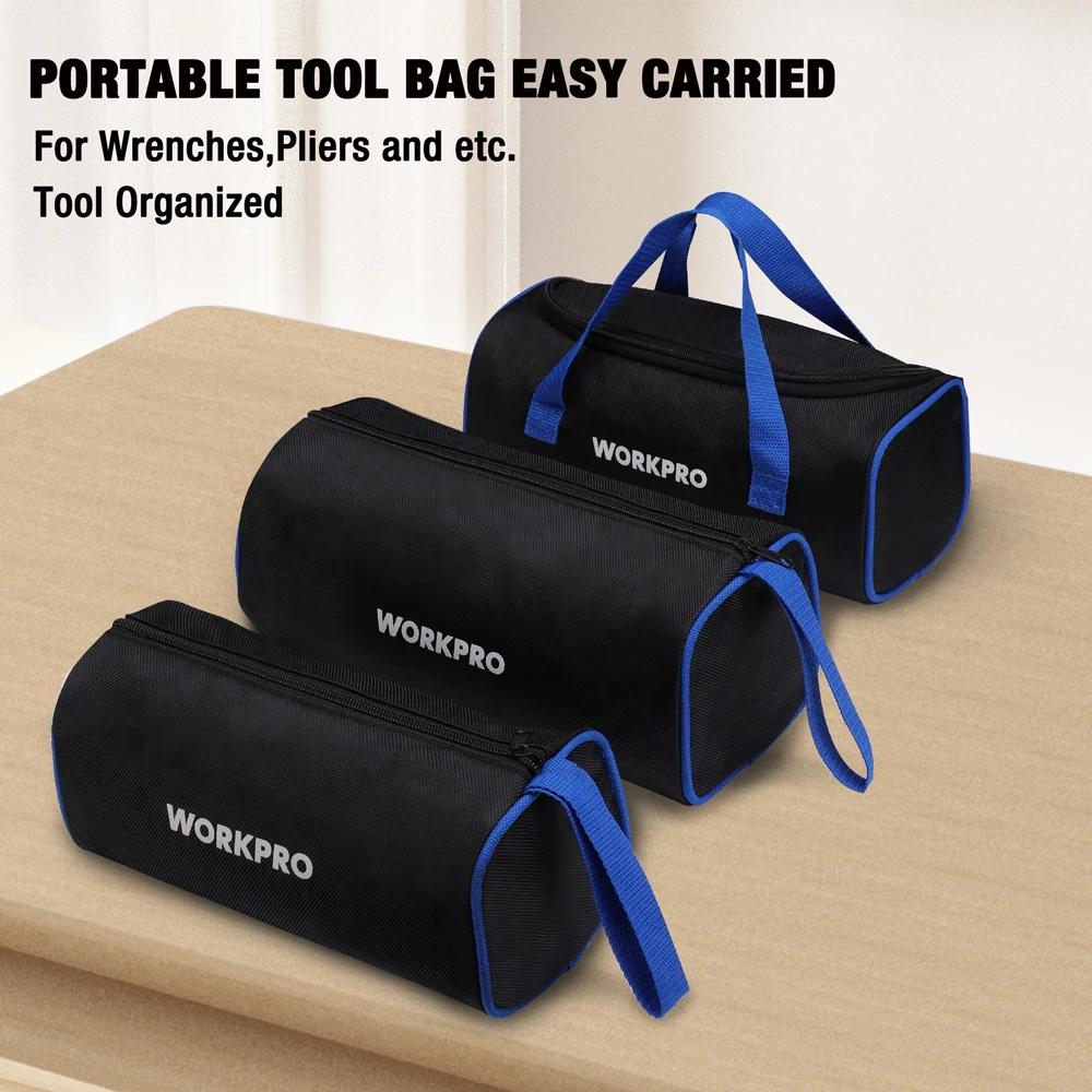 WORKPRO 12 Inch Handheld Multifunctional Tool Bag Electrician Kit Maintenance Tool Storage Bag Repair kit Storage Organize Bag