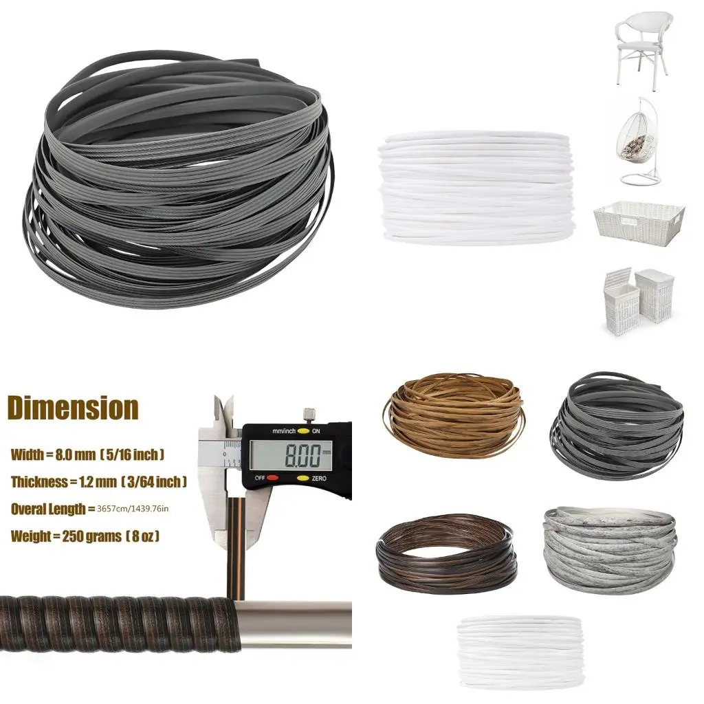 Wicker Chair Table Repair 120 Feet Plastic Rattan Replacement Strands Wicker Furniture Repair for Home Garden Use high quality