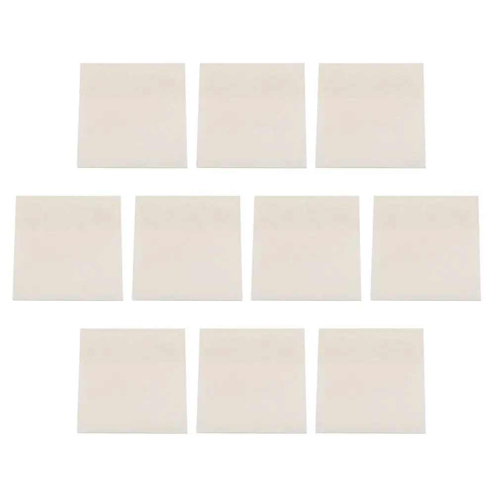 

10 Books Multi-Function Memo Pads Household Memo Stickers Transparent Pet Material Daily Note Supplies Note Stickers