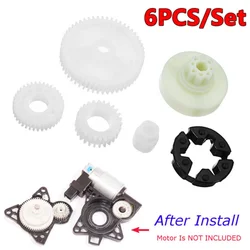 6 Pcs Car Power Window Regulator Motor Gear Kit For Mazda 3 5 6 CX-7 CX-9 RX-8 G22C5958X Replacement Parts Interior Accessories