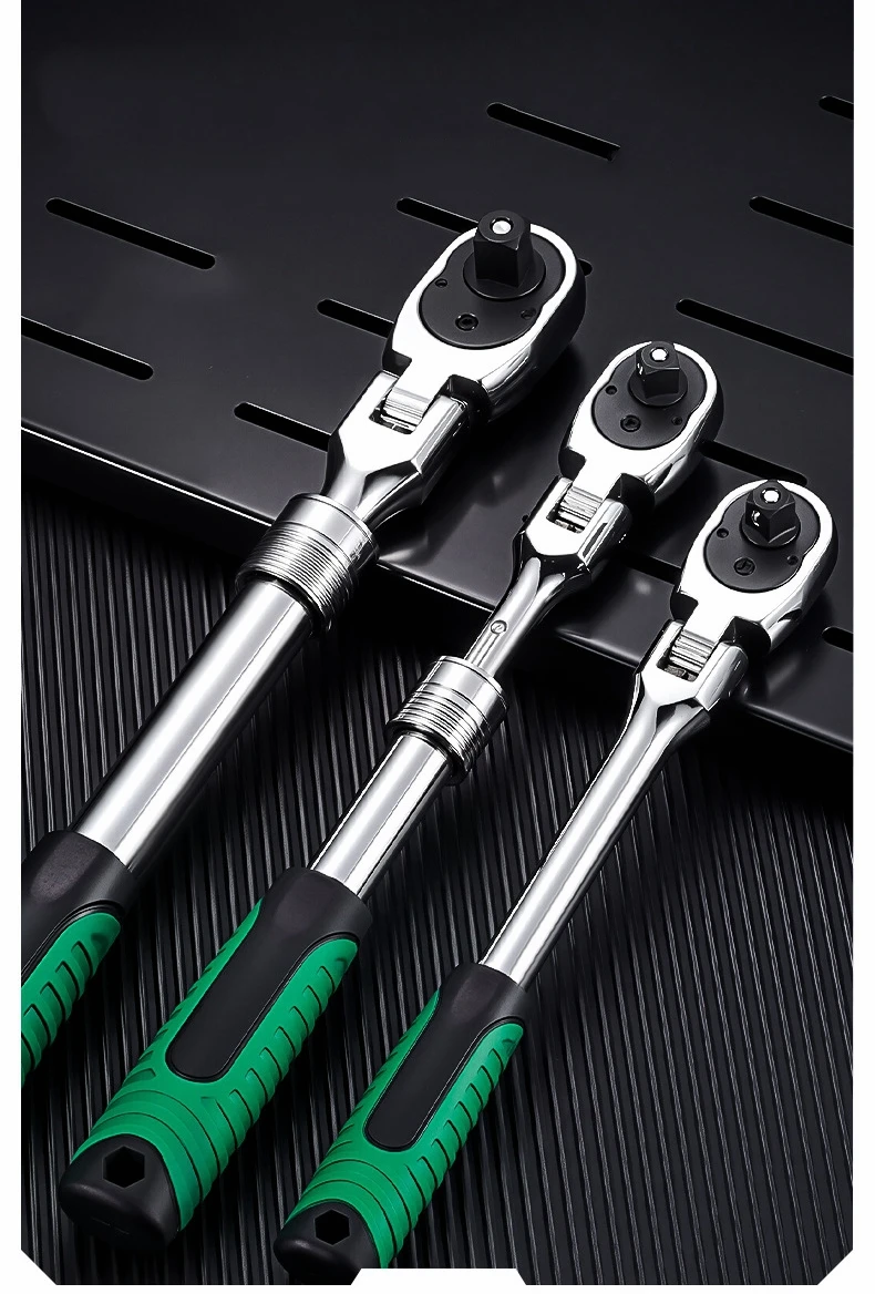 

Стандартный ключ с храповым механизмом приводной торцевой ключ, гибкий телескопический торцевой ключ с 72 зубьями 1/43/8,1/2 дюйма