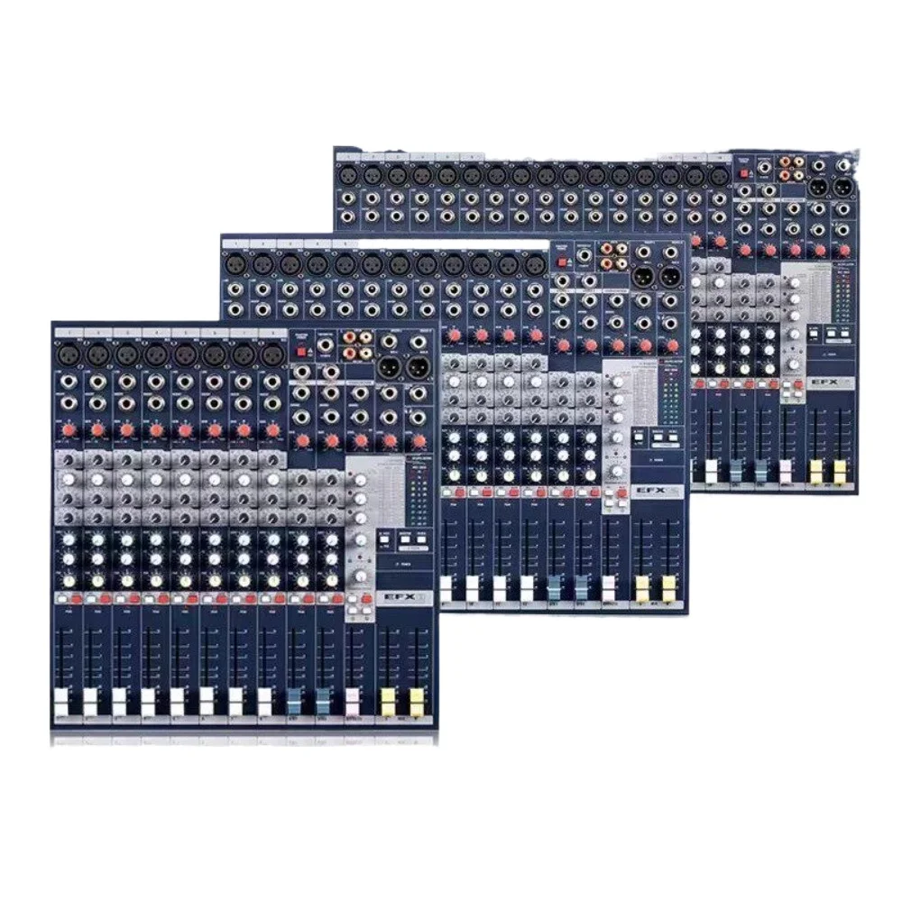 With Bluetooth Effects and Digital KTV Stage Performance EFX8/12/16 Channel Upgraded Professional Mixer
