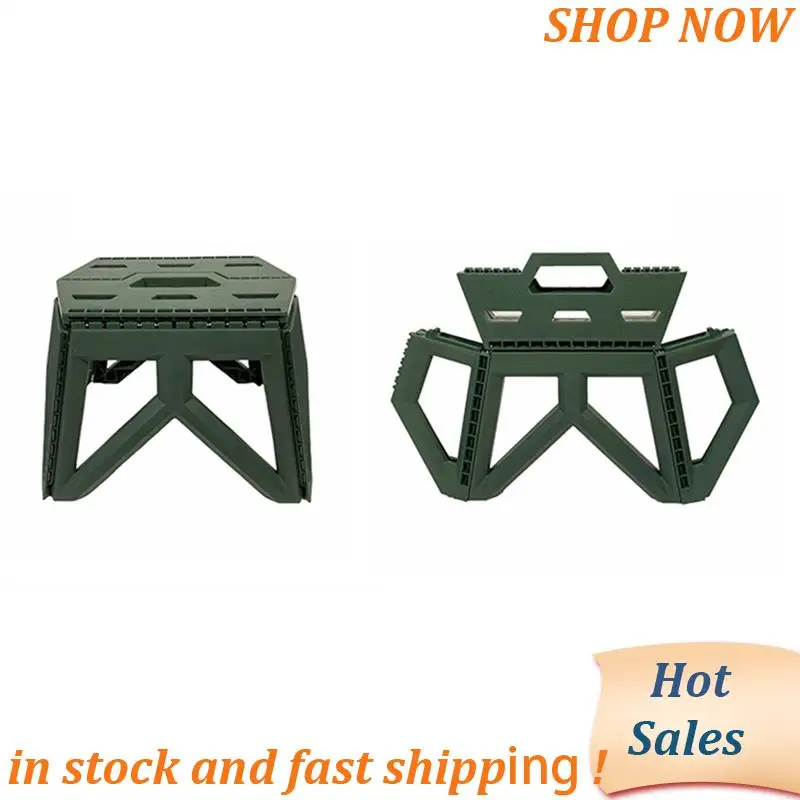 

ABVB-Portable Folding Stool For Outdoor Activities - High Load Bearing Chair For Camping, Fishing, Beach