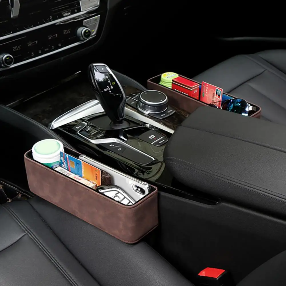 

Auto Seat Storage Box Convenient Easy Installation Lightweight Spacious Capacity Car Cup Holder Seat for Auto