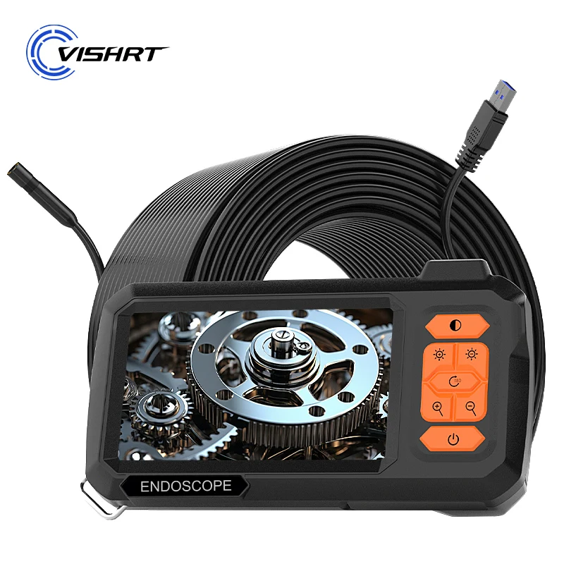 

Эндоскопическая камера 1080P с разделенным дизайном 1-100 м и 4,3-дюймовым IPS-экраном, водонепроницаемая камера для бороскопа, 8 мм, проверка трубопровода, канализационный двигатель