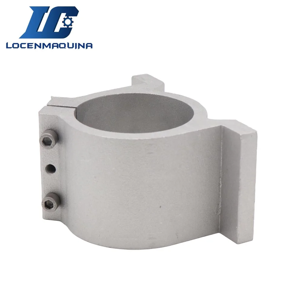1.5KW CNC chłodzenie powietrzem zestaw wrzeciona 1.5KW ER11 AC220V chłodzenie powietrzem silnik wrzeciona + falownik VFD + 80mm odlew aluminiowy zacisk wrzeciona