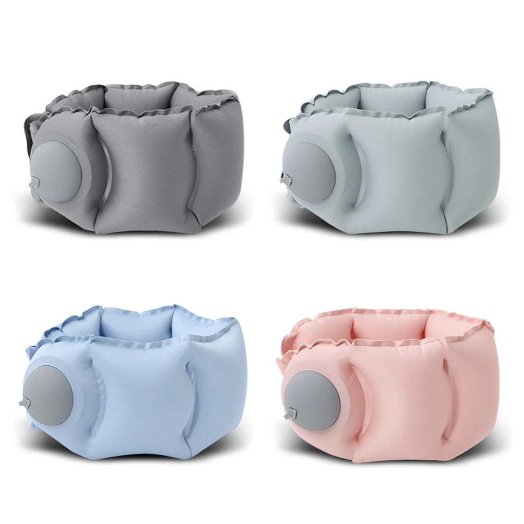 U-vorm reiskussen nieuwe druk opblaasbaar kussen nek draagbaar opvouwbaar buiten reizen auto vliegtuig opblazen ring nekkussens