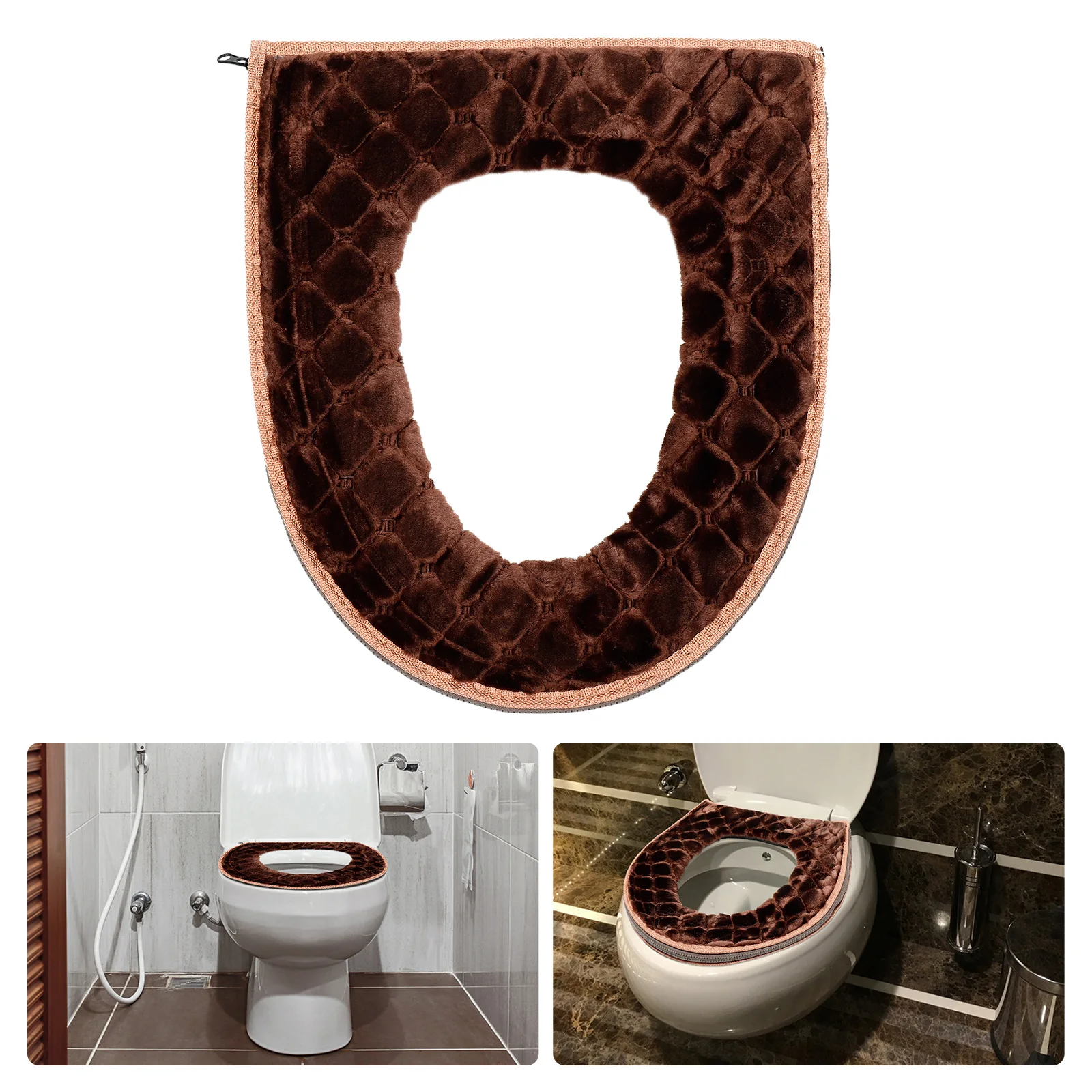 

Thickened Toilet Seat Cushions Washable Reusable Bathroom Supplies Warm Mats Universal Covers Household Toilet Pad